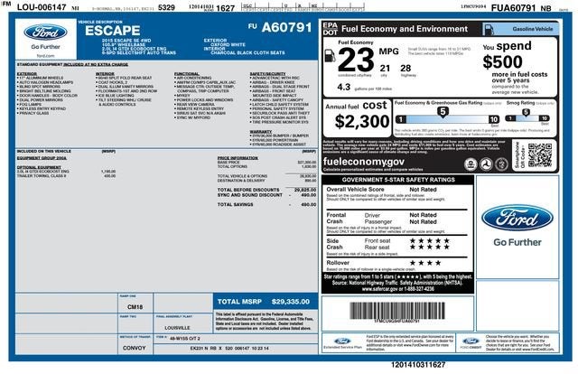 2015 Ford Escape SE