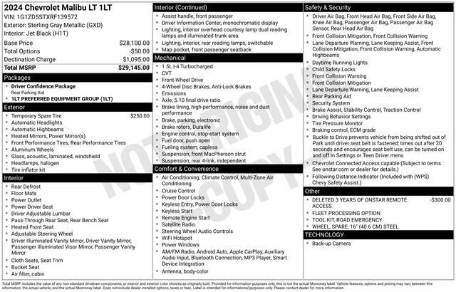 2024 Chevrolet Malibu 1LT