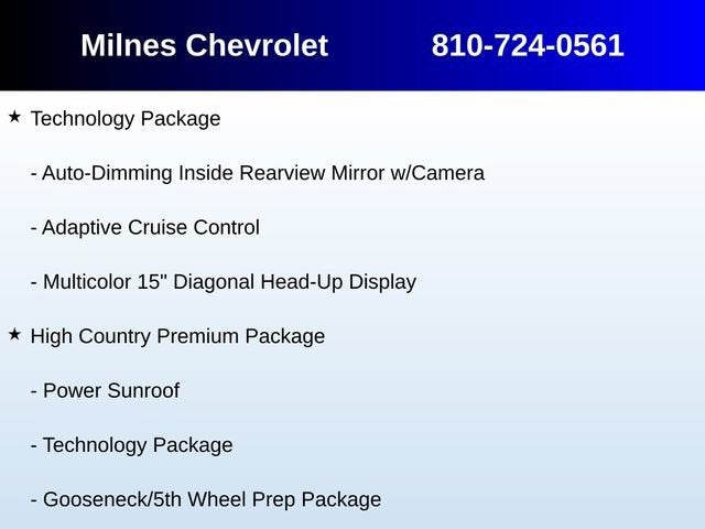 2024 Chevrolet Silverado 3500 HD High Country DRW