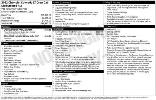 2022 Chevrolet Colorado 4WD LT
