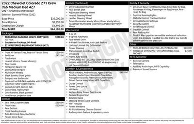 2022 Chevrolet Colorado Z71