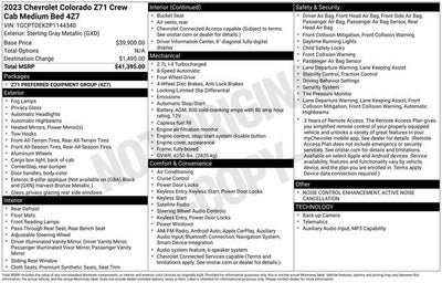 2023 Chevrolet Colorado Z71