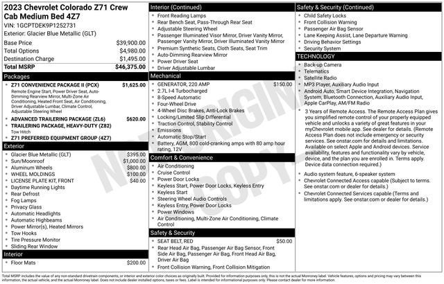 2023 Chevrolet Colorado 4WD Z71