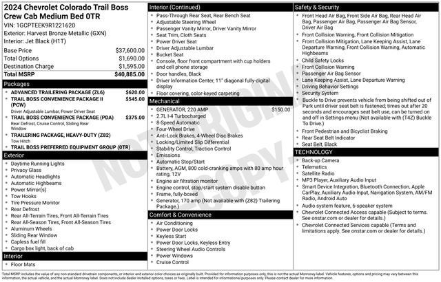 2024 Chevrolet Colorado Trail Boss