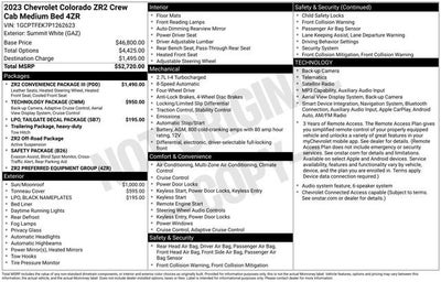 2023 Chevrolet Colorado 4WD ZR2