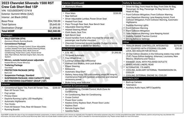 2023 Chevrolet Silverado 1500 RST
