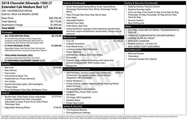 2018 Chevrolet Silverado 1500 LT