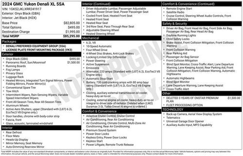 2024 GMC Yukon XL Denali
