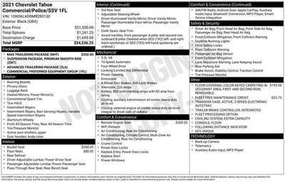 2021 Chevrolet Tahoe Commercial