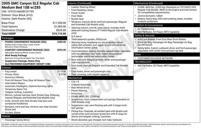 2005 GMC Canyon's photo