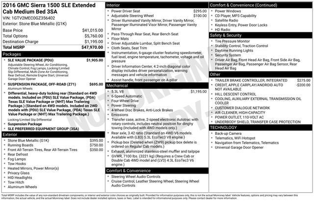 2016 GMC Sierra 4WD Double Cab Standard Box SLE's photo