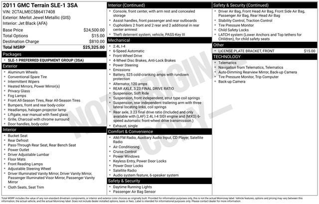 2011 GMC Terrain FWD SLE-1's photo