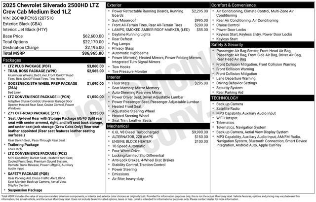 2025 Chevrolet Silverado 2500 HD LTZ