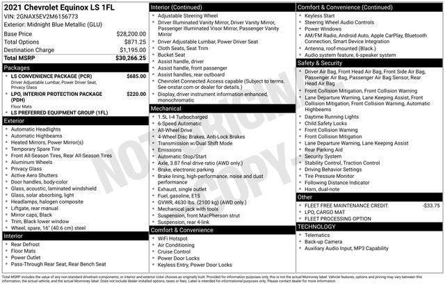 2021 Chevrolet Equinox LS