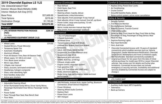 2019 Chevrolet Equinox LS