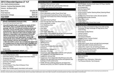 2012 Chevrolet Equinox LT w/1LT