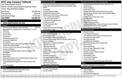 2023 Jeep Compass Trailhawk