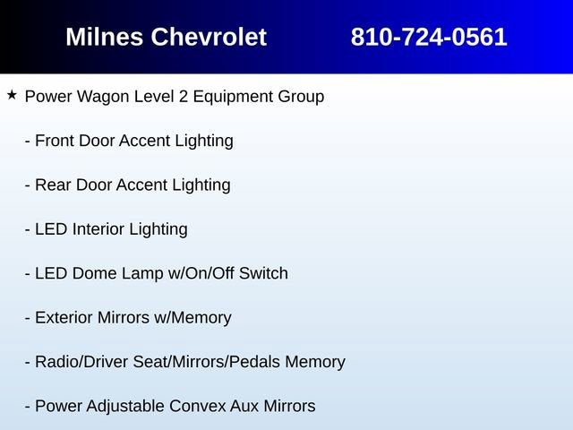 2020 RAM 2500 Power Wagon Crew Cab 4X4 6'4" Box