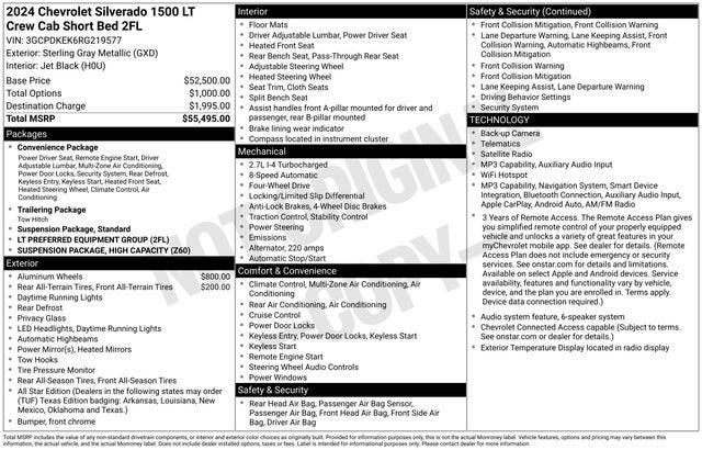 2024 Chevrolet Silverado 1500 LT (2FL)