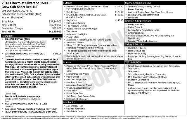 2013 Chevrolet Silverado 1500 LT