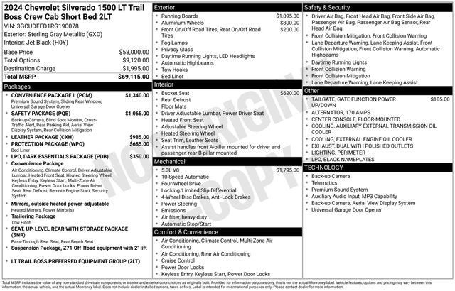 2024 Chevrolet Silverado 1500 LT Trail Boss