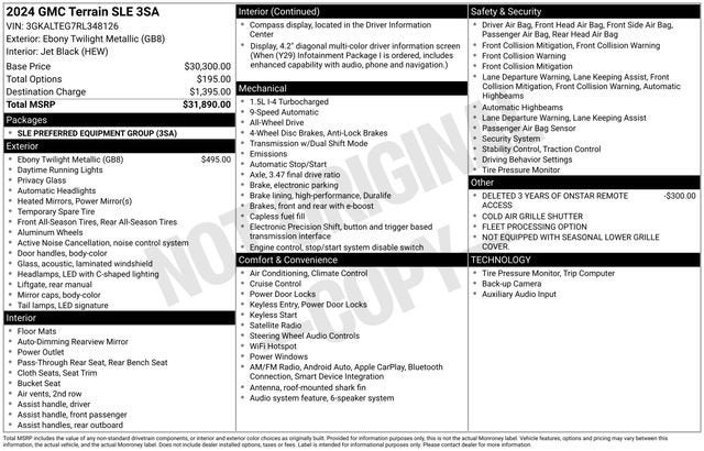 2024 GMC Terrain SLE