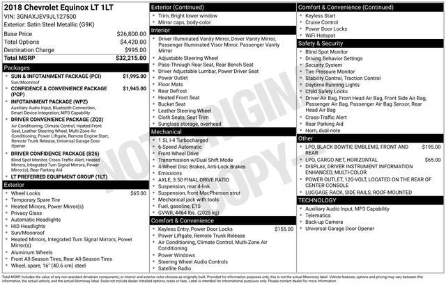 2018 Chevrolet Equinox LT