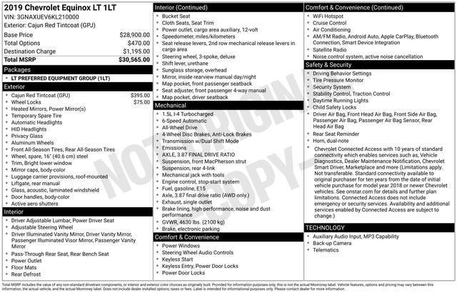 2019 Chevrolet Equinox LT