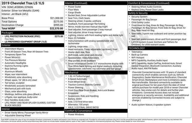 2019 Chevrolet Trax LS