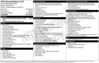 2025 Chevrolet Blazer 2LT