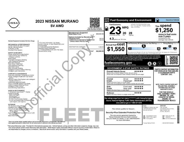 2023 Nissan Murano SV Intelligent AWD