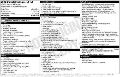 2023 Chevrolet Trailblazer LT