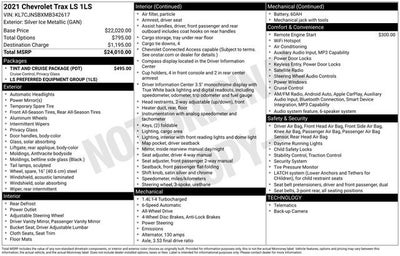 2021 Chevrolet Trax LS