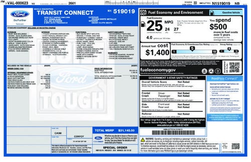 2022 Ford Transit Connect Van XLT