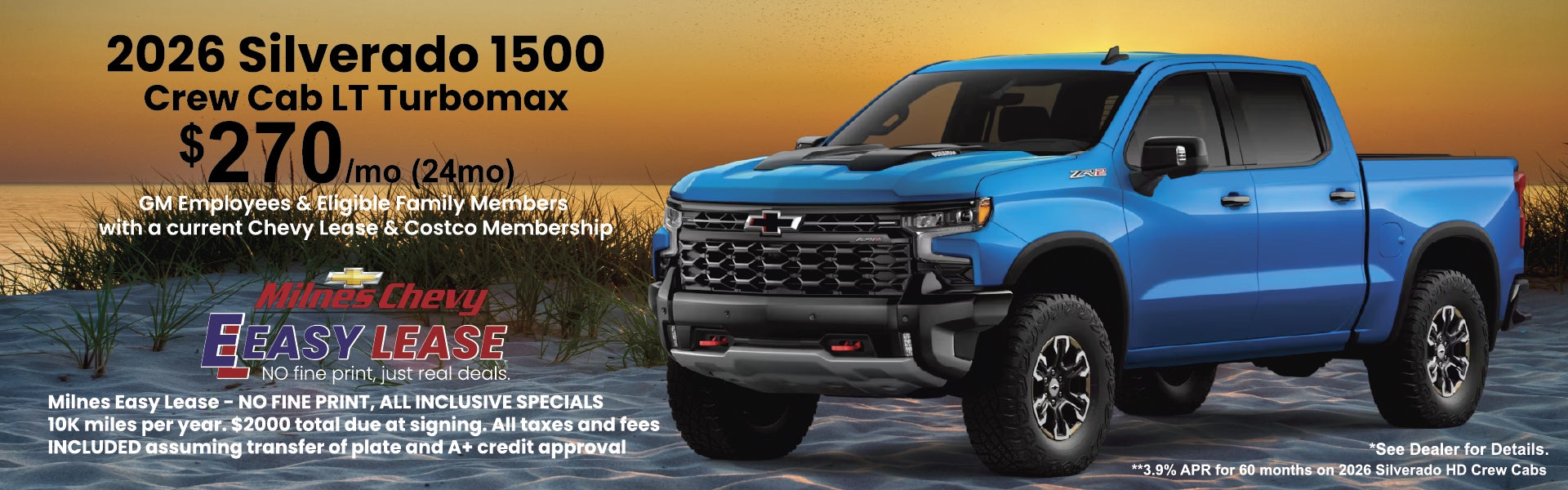 Milnes Silverado sale