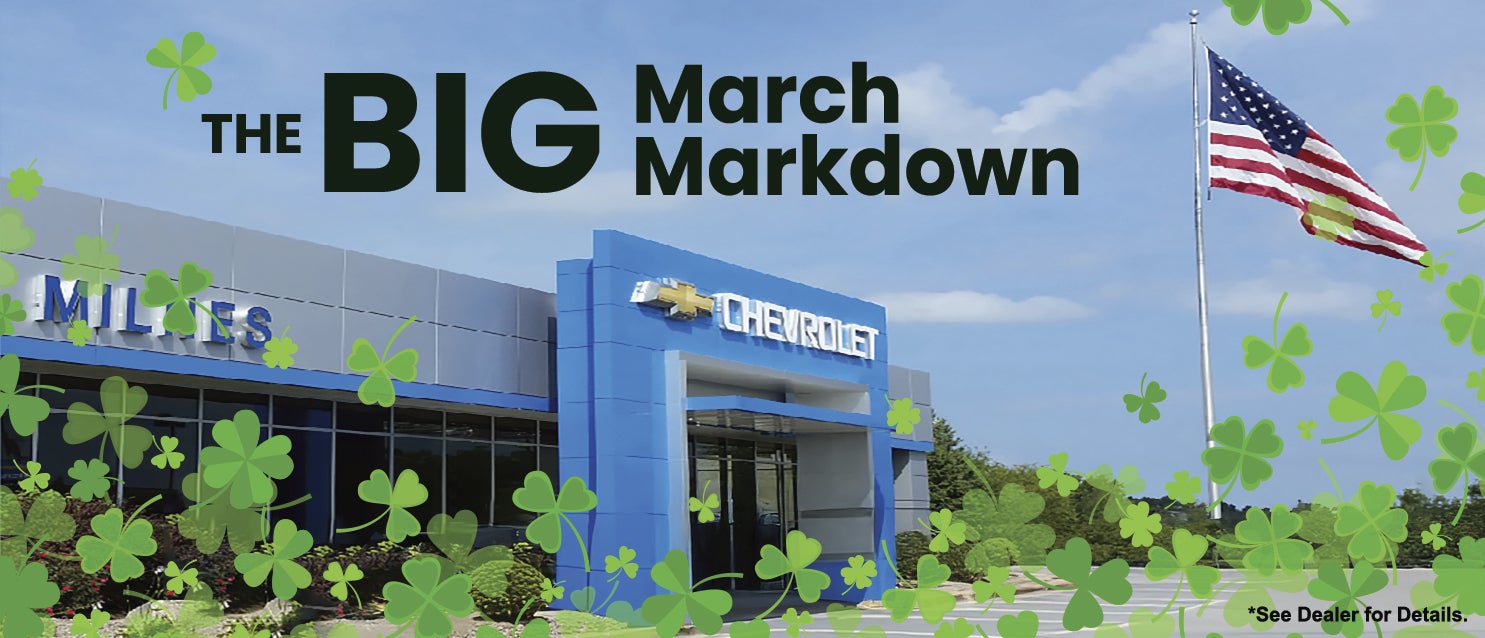 The BIG March Markdown